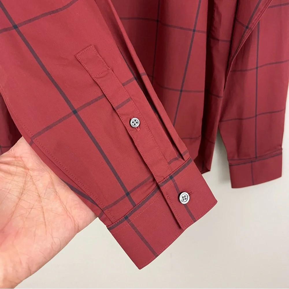 J. Crew Destination Tailored Fit Plaid Button Down Shirt